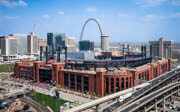 St Louis MO Downtown Aerial Photography